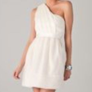 Thread Social Pink/White Seersucker Dress